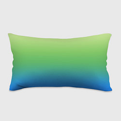 Подушка-антистресс Градиент зелёно-голубой, цвет: 3D-принт