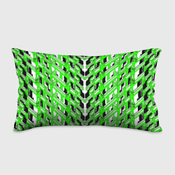 Подушка-антистресс Зелёная техно броня, цвет: 3D-принт