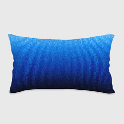 Подушка-антистресс Сине-голубой в вертикальную полоску, цвет: 3D-принт