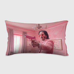 Подушка-антистресс Джон Уик в розовом костюме