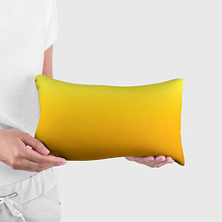 Подушка-антистресс Градиент насыщенный жёлтый, цвет: 3D-принт — фото 2