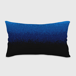 Подушка-антистресс Градиент сине-чёрный текстурный, цвет: 3D-принт
