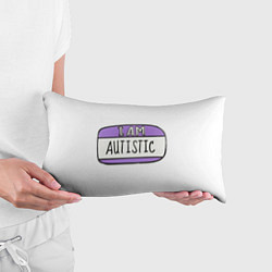 Подушка-антистресс Аутист значок, цвет: 3D-принт — фото 2