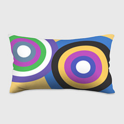 Подушка-антистресс Разноцветные круги, абстракция, цвет: 3D-принт