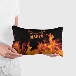 Подушка-антистресс Марго - имя в огне, цвет: 3D-принт — фото 2