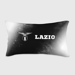 Подушка-антистресс Lazio sport на темном фоне по-горизонтали, цвет: 3D-принт