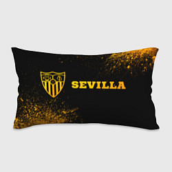 Подушка-антистресс Sevilla - gold gradient по-горизонтали, цвет: 3D-принт