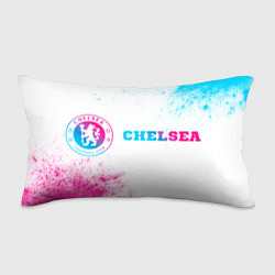 Подушка-антистресс Chelsea neon gradient style по-горизонтали, цвет: 3D-принт