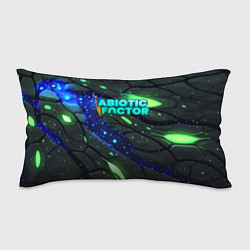 Подушка-антистресс Abiotic Factor logo bright neon, цвет: 3D-принт