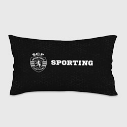 Подушка-антистресс Sporting sport на темном фоне по-горизонтали, цвет: 3D-принт