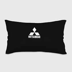 Подушка-антистресс Mitsubishi logo white, цвет: 3D-принт