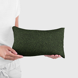 Подушка-антистресс Лесной зелёный полосатый, цвет: 3D-принт — фото 2