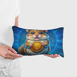 Подушка-антистресс Хомячок с криптой, цвет: 3D-принт — фото 2