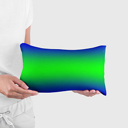 Подушка-антистресс Зелёный градиент текстура, цвет: 3D-принт — фото 2