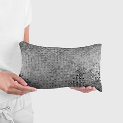 Подушка-антистресс Серый текстурированный кубики, цвет: 3D-принт — фото 2