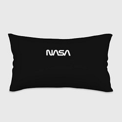 Подушка-антистресс Nasa white logo, цвет: 3D-принт