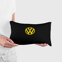 Подушка-антистресс Volkswagen logo yellow, цвет: 3D-принт — фото 2