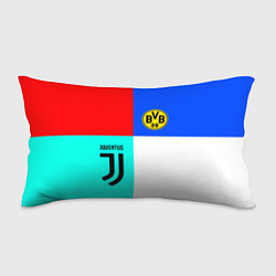 Подушка-антистресс Juventus x Borussia, цвет: 3D-принт