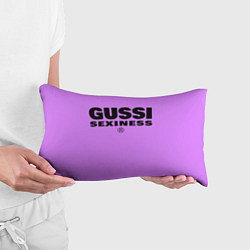 Подушка-антистресс Гусси сиреневый - сексуальность, цвет: 3D-принт — фото 2