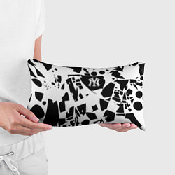 Подушка-антистресс New York yankees - abstraction, цвет: 3D-принт — фото 2