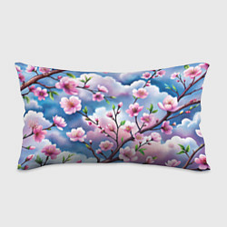 Подушка-антистресс Облака цветов сакуры, цвет: 3D-принт