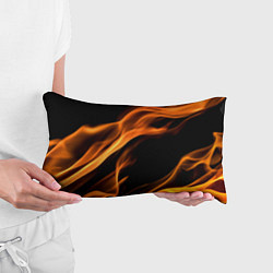 Подушка-антистресс Языки пламени текстура, цвет: 3D-принт — фото 2