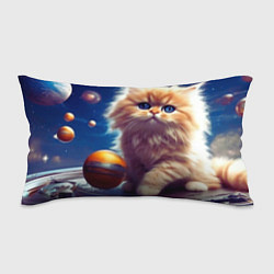 Подушка-антистресс Котик космос, цвет: 3D-принт