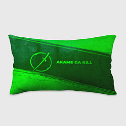 Подушка-антистресс Akame ga Kill - green gradient по-горизонтали, цвет: 3D-принт