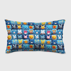 Подушка-антистресс Пэчворк с кроликами, цвет: 3D-принт