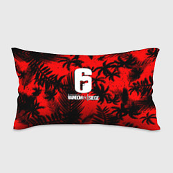 Подушка-антистресс Rainbow six тропик паттерн, цвет: 3D-принт