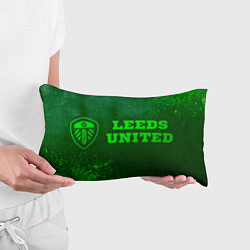 Подушка-антистресс Leeds United - green gradient по-горизонтали, цвет: 3D-принт — фото 2