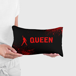 Подушка-антистресс Queen - red gradient по-горизонтали, цвет: 3D-принт — фото 2