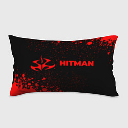 Подушка-антистресс Hitman - red gradient по-горизонтали, цвет: 3D-принт