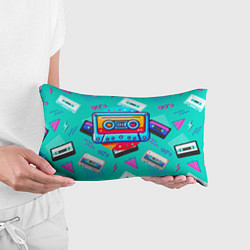 Подушка-антистресс Кассеты и надпись 90s, цвет: 3D-принт — фото 2