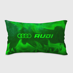 Подушка-антистресс Audi - green gradient по-горизонтали, цвет: 3D-принт