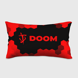 Подушка-антистресс Doom - red gradient по-горизонтали, цвет: 3D-принт