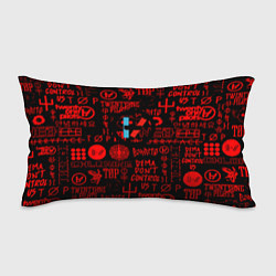 Подушка-антистресс Twenty one pilots pattern rock steel, цвет: 3D-принт