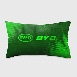 Подушка-антистресс BYD - green gradient по-горизонтали, цвет: 3D-принт