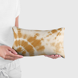Подушка-антистресс Коричневый тай дай, цвет: 3D-принт — фото 2