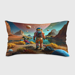 Подушка-антистресс Астронавт на красочной планете