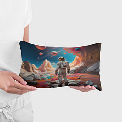 Подушка-антистресс Космонавт на розовой планете, цвет: 3D-принт — фото 2