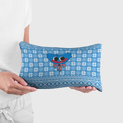 Подушка-антистресс Huggy Wuggy миленький новогодний свитер ugly, цвет: 3D-принт — фото 2
