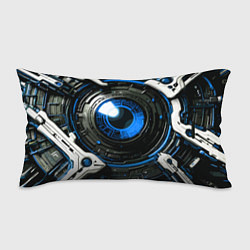 Подушка-антистресс Синяя сфера киберпанк, цвет: 3D-принт