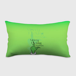 Подушка-антистресс Гринч merry fucking christmas