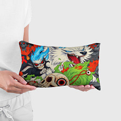 Подушка-антистресс Японские ужастики, цвет: 3D-принт — фото 2