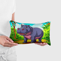 Подушка-антистресс Бегемотик, цвет: 3D-принт — фото 2