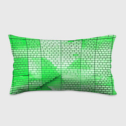 Подушка-антистресс Зелёные кирпичики, цвет: 3D-принт
