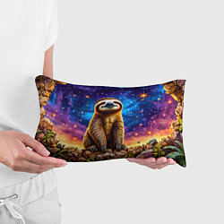 Подушка-антистресс Ленивец и звездное небо, цвет: 3D-принт — фото 2