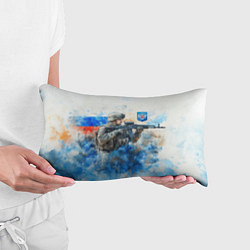 Подушка-антистресс Русский солдат и герб РФ, цвет: 3D-принт — фото 2