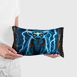 Подушка-антистресс Лемур и удар молнии, цвет: 3D-принт — фото 2